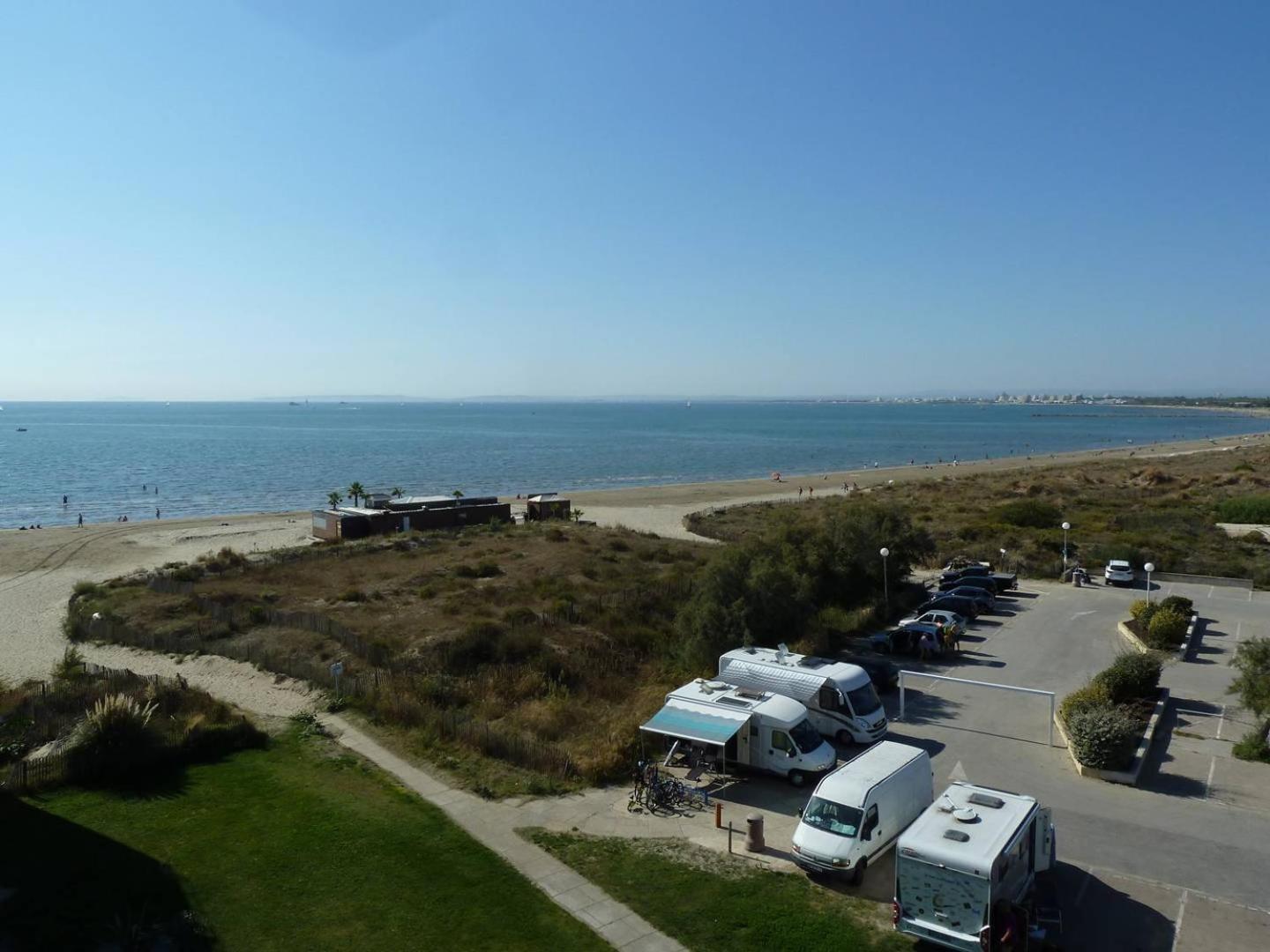 As14629 - P2 Mezzanine Avec Vue Mer Laterale, Dans Une Residence Sur Plage Avec Parking Prive Le Grau-du-Roi Dış mekan fotoğraf